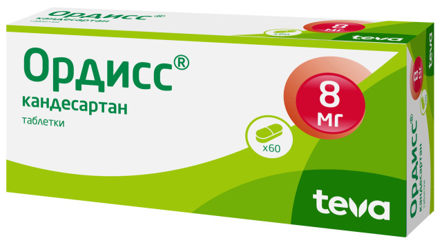 Изображение товара Ордисс таблетки 8мг для снижения артериального давления