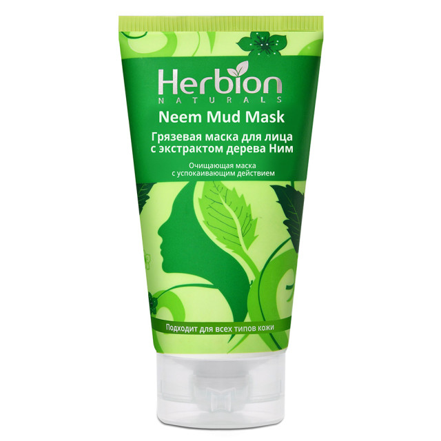Изображение товара Хербион маска для лица грязевая с нимом 100мл