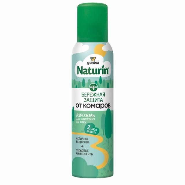 Изображение товара Гардекс Натурин аэрозоль от комаров Бережная защита 150мл