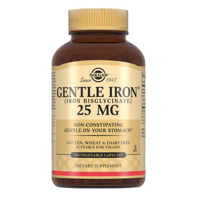 Изображение товара Солгар Легкодоступное железо Джентл Айрон капсулы 180 шт для женщин и беременных