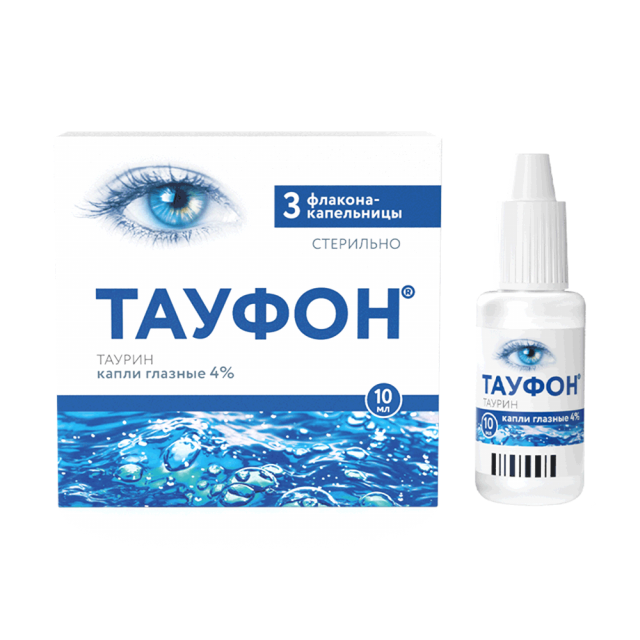 Изображение товара Тауфон ФСТ капли глазные 4% 10мл для лечения глазных заболеваний