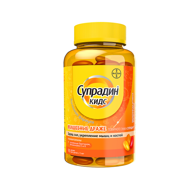 Изображение товара Супрадин Кидс Волшебные драже биологическая добавка для детей 60/90 шт