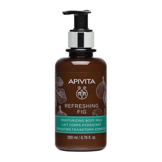 Изображение товара Молочко для тела Освежающий инжир Apivita увлажнение и уход 200мл