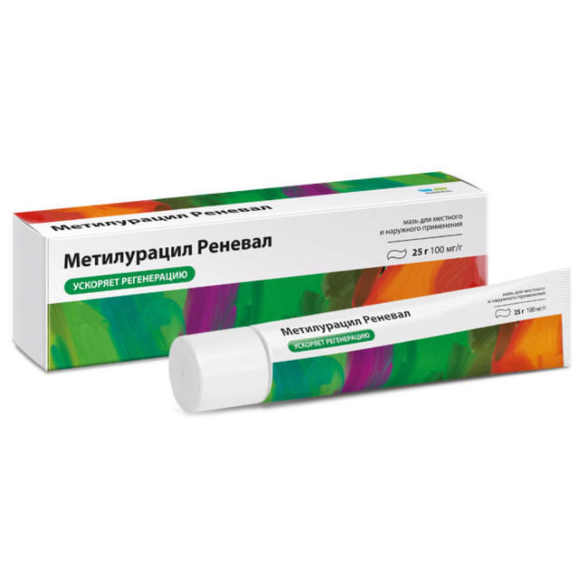 Изображение товара Метилурацил Реневал мазь 10% 25г
