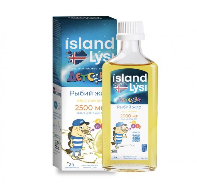 Изображение товара Лиси рыбий жир для детей лимон 240мл