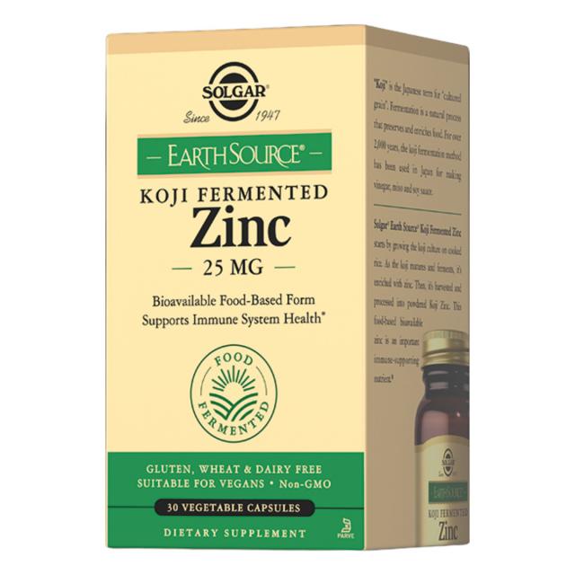 Изображение товара Солгар Цинк Коджи капсулы 25 мг органический ферментированный цинк 30 шт