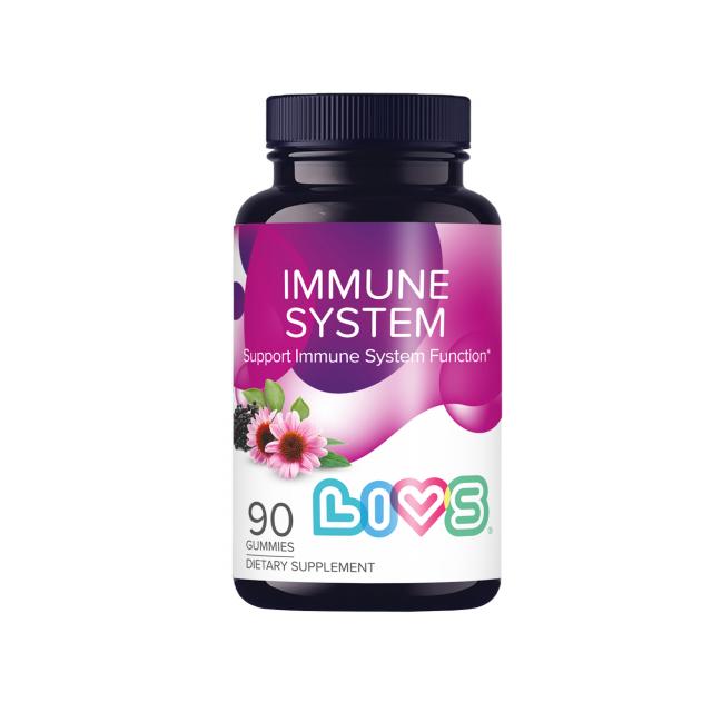 Изображение товара Ливс Иммун Систем бузина/прополис/эхинацея мармеладные пастилки №90