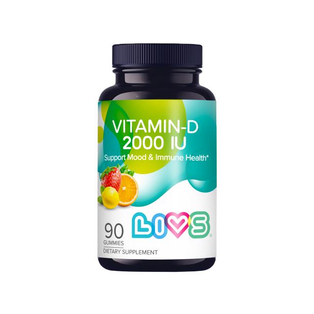 Изображение товара Ливс Витамин Д3 2000МЕ мармеладные пастилки №90