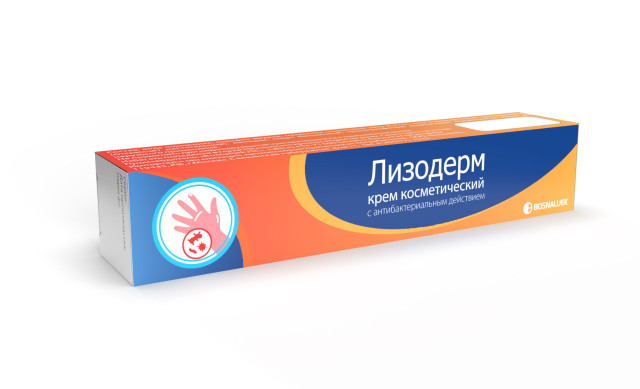 Изображение товара Крем Лизодерм 15г для ухода за сухой и раздраженной кожей противовоспалительных эффектов