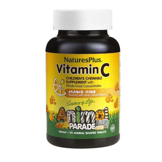 Изображение товара Энимал Парад Витамин С таблетки жевательные №90