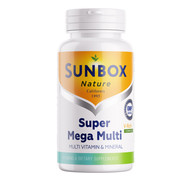 Изображение товара Мультивитаминный комплекс Sunbox Nature Super Mega Multi 60 таблеток
