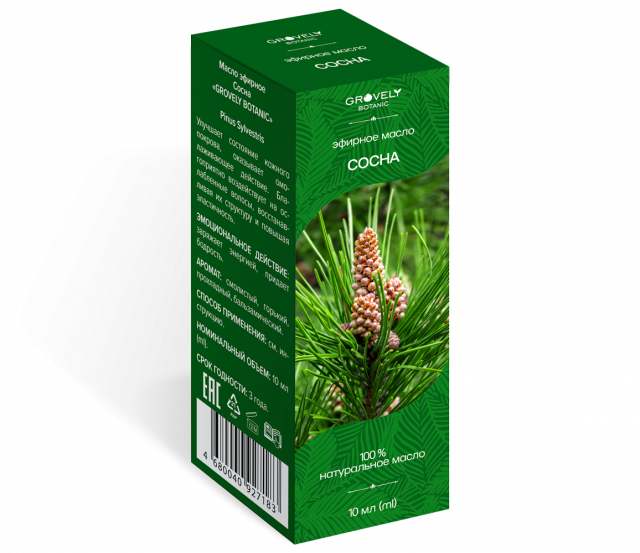 Изображение товара Масло эфирное Сосна 10мл Гровели Ботаник