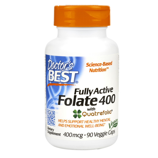 Изображение товара Докторс Бэст Фулли Актив Фолат 400мг капсулы №90 для здоровья женщин и беременных
