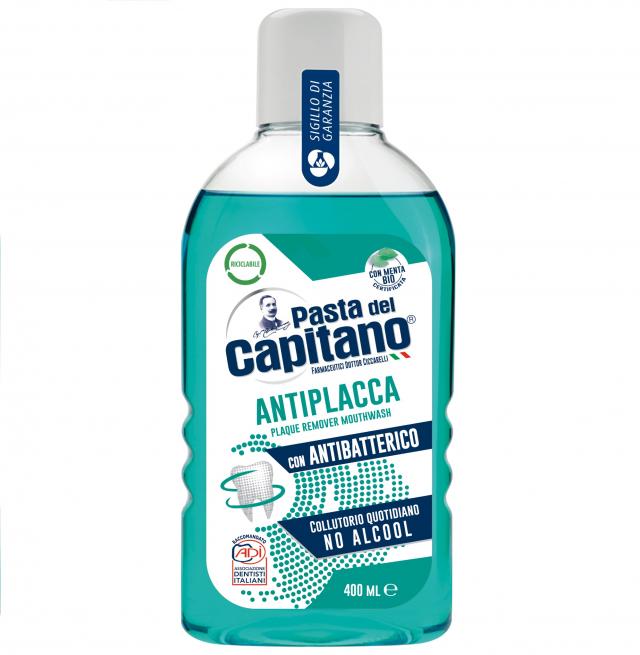 Изображение товара Паста дель Капитано ополаскиватель для полости рта от зубного налета 400мл
