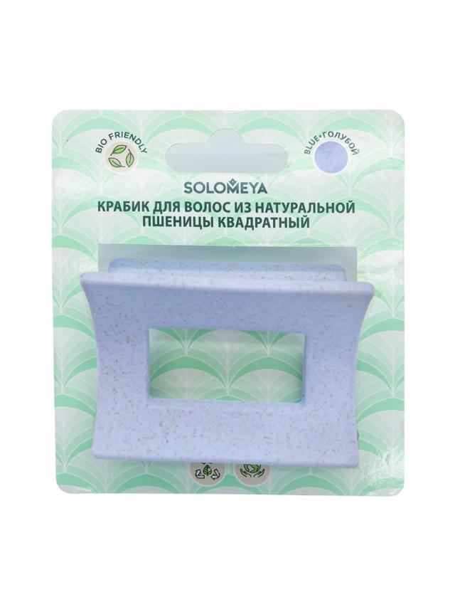 Изображение товара Соломея крабик для волос квадрат Голубой