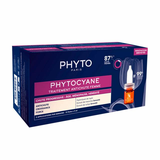 Изображение товара Фитосольба Фитоциан сыворотка от хронического выпадения волос для женщин 5мл №12