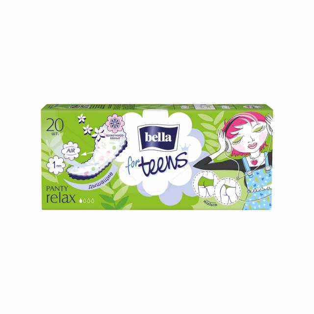 Изображение товара Белла прокладки ежедневные фо тинз релакс део №20