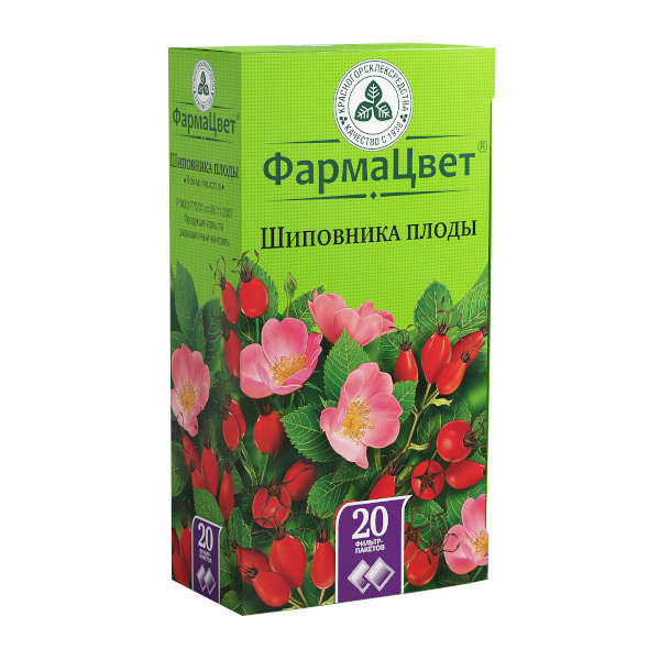 Изображение товара Шиповник плоды КЛС 2г No20 - натуральный фитопрепарат для иммунитета