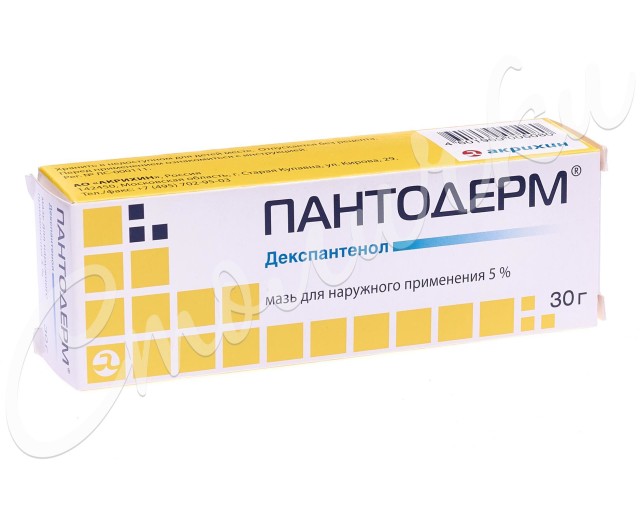 Пантодерм мазь 5% 30г купить в Москве по цене от 399 рублей