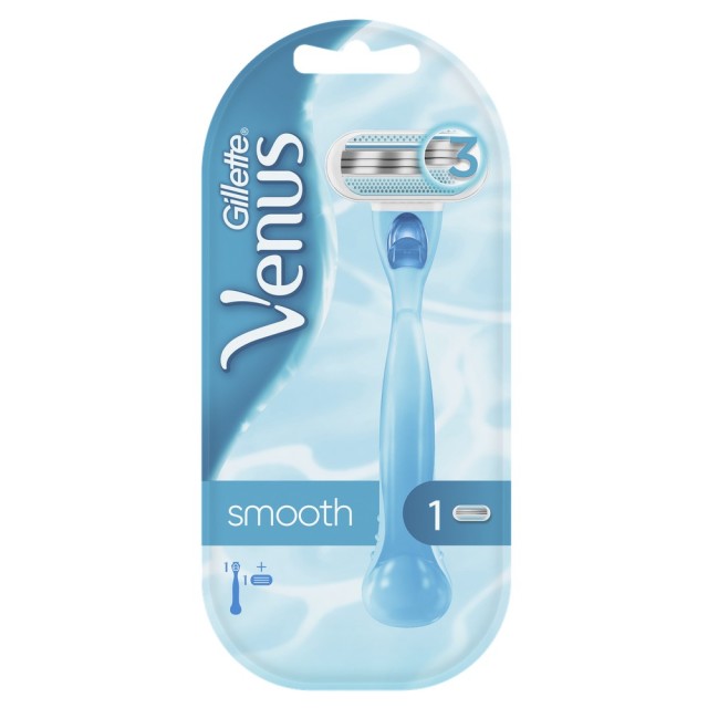 Изображение товара Женская бритва Gillette Venus Smooth с индикатором и кассетой