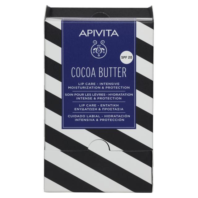 Изображение товара Апивита уход для губ Масло-какао SPF20 4,4г
