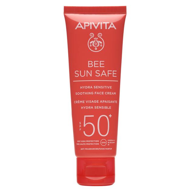 Изображение товара Солнцезащитный крем Apivita SPF50+ для чувствительной кожи, успокаивающий Изображение товара Солнцезащитный крем Apivita SPF50+ для чувствительной кожи, успокаивающий