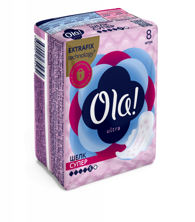 Изображение товара Ола гигиенические прокладки ультра супер шелк для женщин