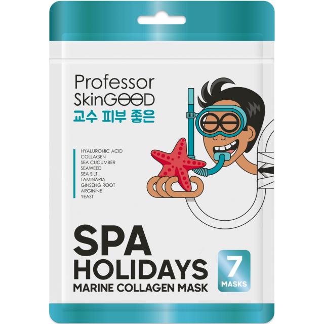 Изображение товара Тканевая маска для лица Professor SkinGOOD морское СПА №7 увлажнение питание эластичность