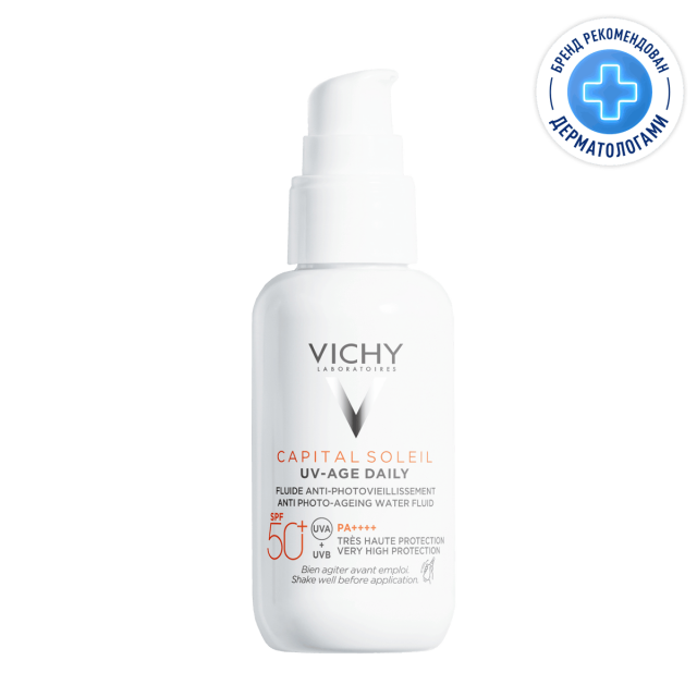 Изображение товара Виши Капитал Солей флюид cолнцезащ. для лица UV-Эйдж Дейли против фотостарения SPF50 40мл