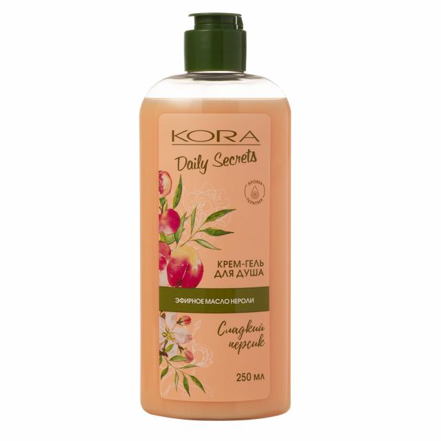 Изображение товара Кора Дэйли Сикрет гель для душа Сладкий персик 250мл 47103