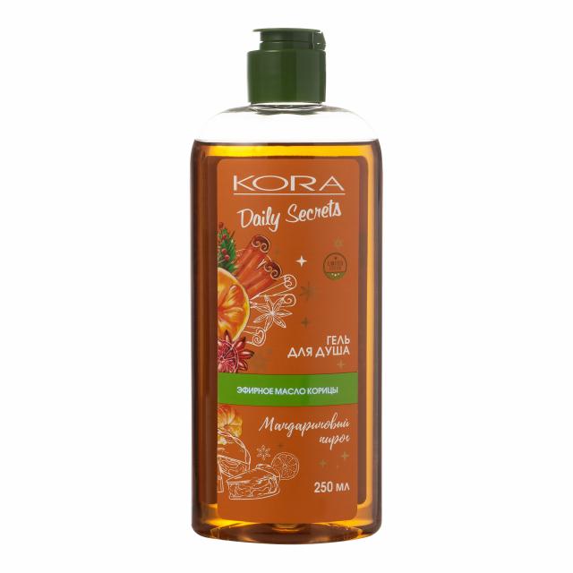 Изображение товара Кора Дэйли Сикрет гель для душа Мандариновый пирог 250мл 47202