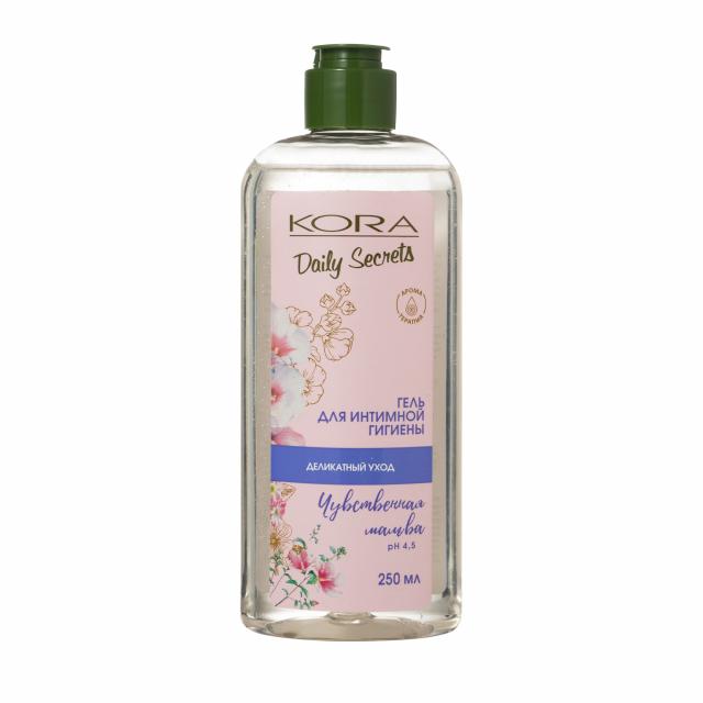 Изображение товара Кора Дэйли Сикрет гель для интимной гигиены Чувственная мальва 250мл 47165