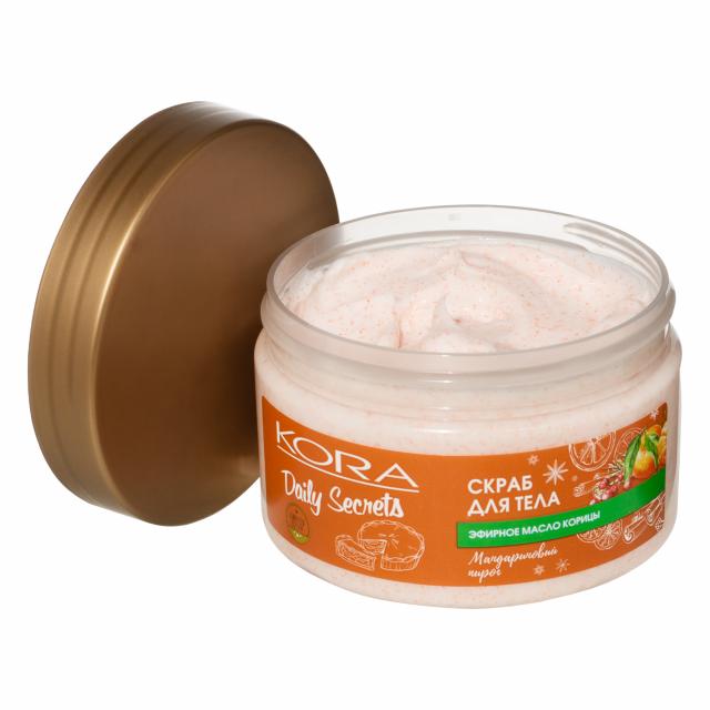 Изображение товара Кора Дэйли Сикрет скраб для тела Мандариновый пирог 250мл 47288