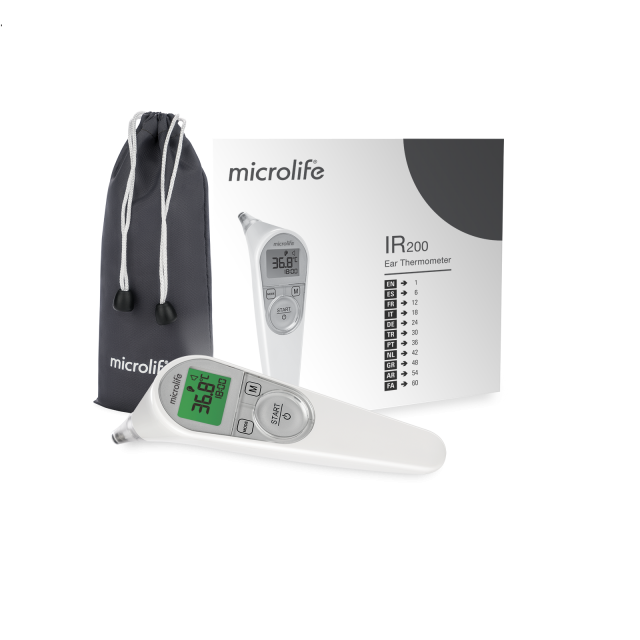 Изображение товара Термометр медицинский электронный инфракрасный Микролайф IR 200 (ушной)