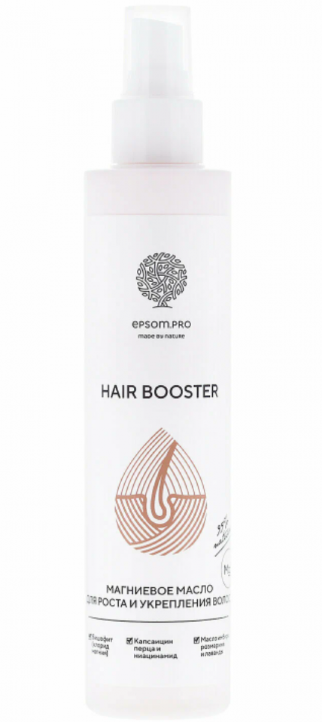 Изображение товара Эпсом Про масло-спрей для волос Магниевое 200мл