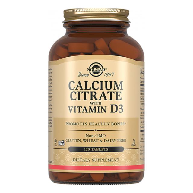 Изображение товара Цитрат кальция с витамином D3 таблетки 120 шт для здоровья костей