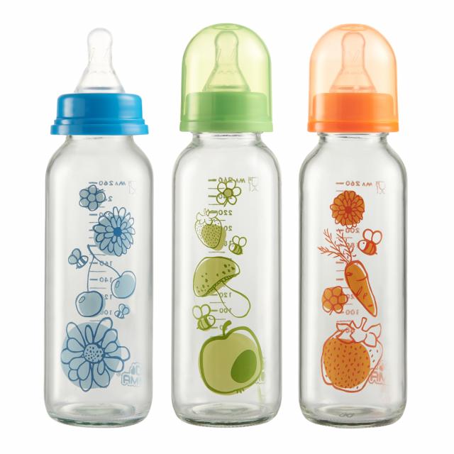 Изображение товара Пома бутылочка стеклянная 6+ 260мл (910)