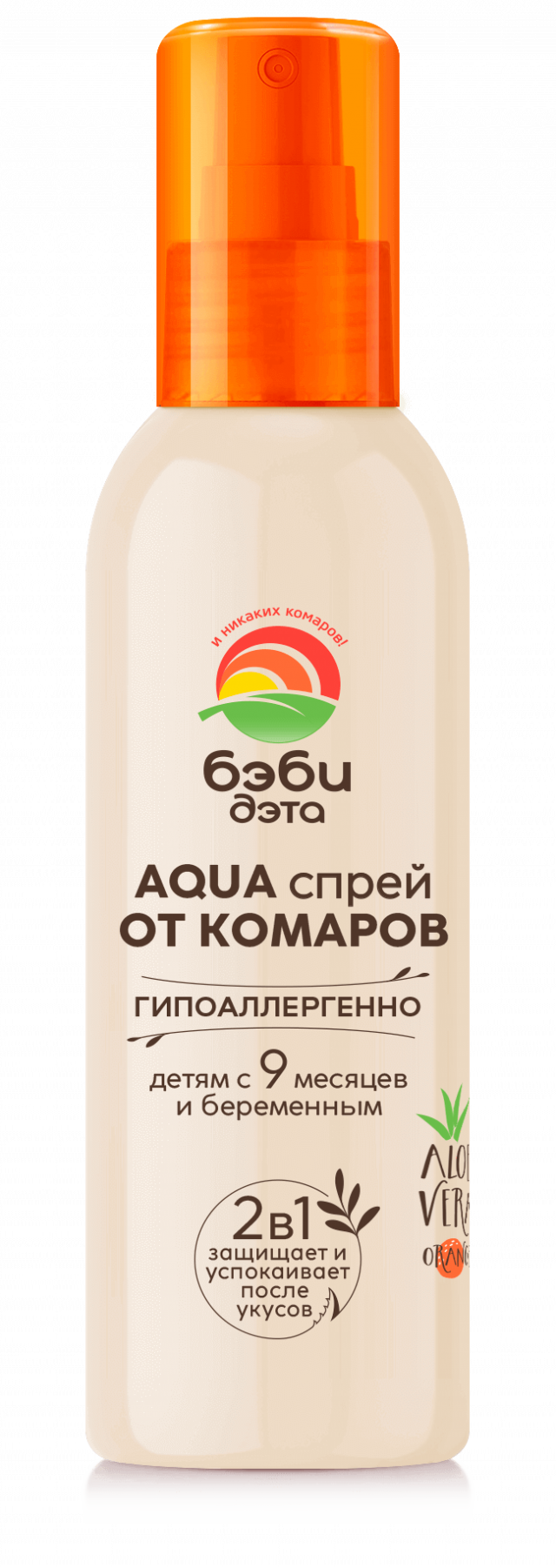 Изображение товара Дэта Бэби спрей от комаров гипоаллергенный для детей с 9 месяцев и беременных 100мл