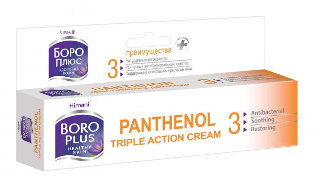 Изображение товара Боро Плюс Пантенол крем тройного действия 60 мл для восстановления кожи