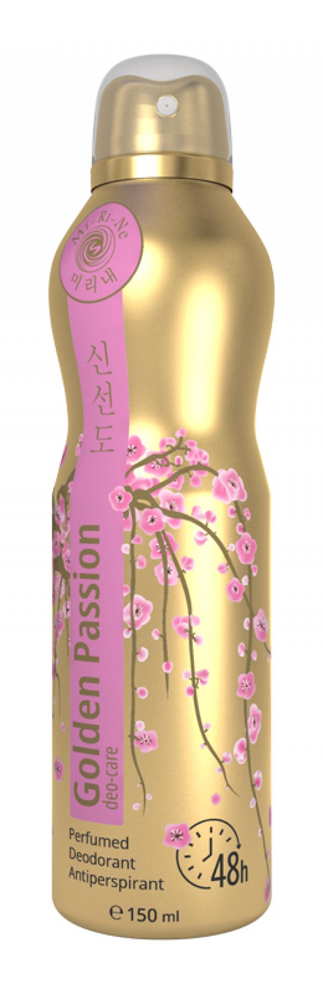 Изображение товара Ми-Ри-Не В-Шейп дезодорант-спрей Голден Пешн 150мл защита 48 часов