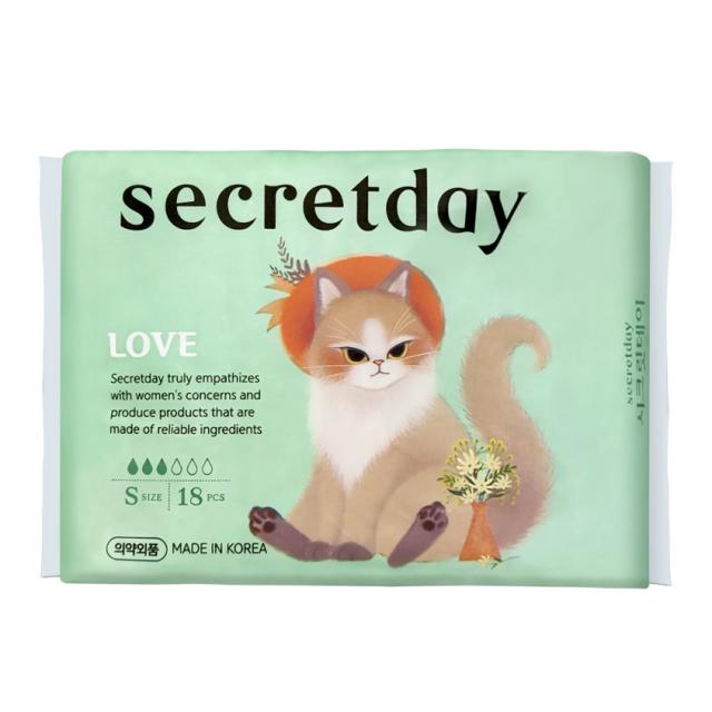 Изображение товара СекретДэй прокладки гигиенические хлопковые Лав №18