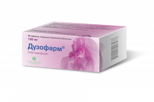 Изображение товара Дузофарм таблетки покрытые оболочкой 100мг №90 для улучшения кровообращения