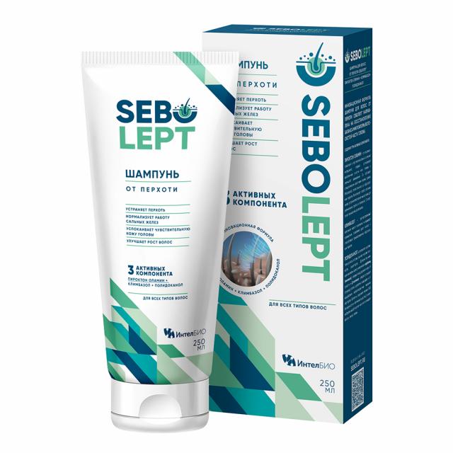 Изображение товара Себолепт шампунь от перхоти 250 мл эффективное средство для ухода за кожей головы