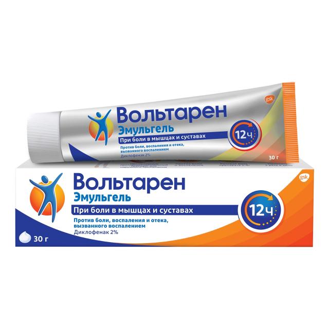 Изображение товара Вольтарен Эмульгель гель 2% 30г