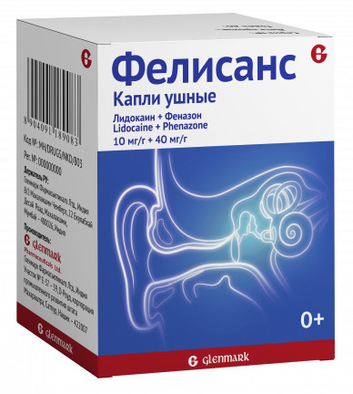 Изображение товара Фелисанс капли ушные 16г