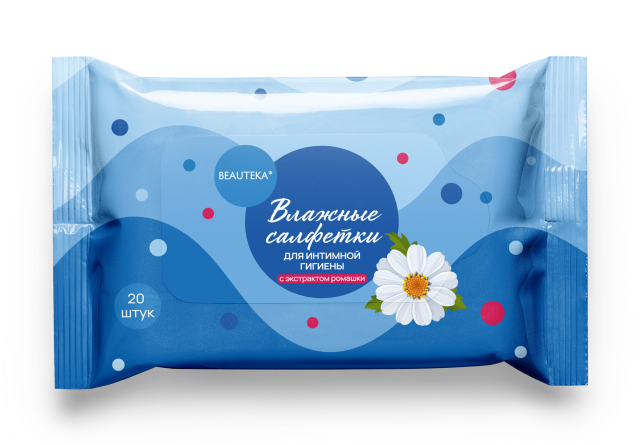 Изображение товара Бьютека салфетки д/интимной гигиены с ромашкой №20