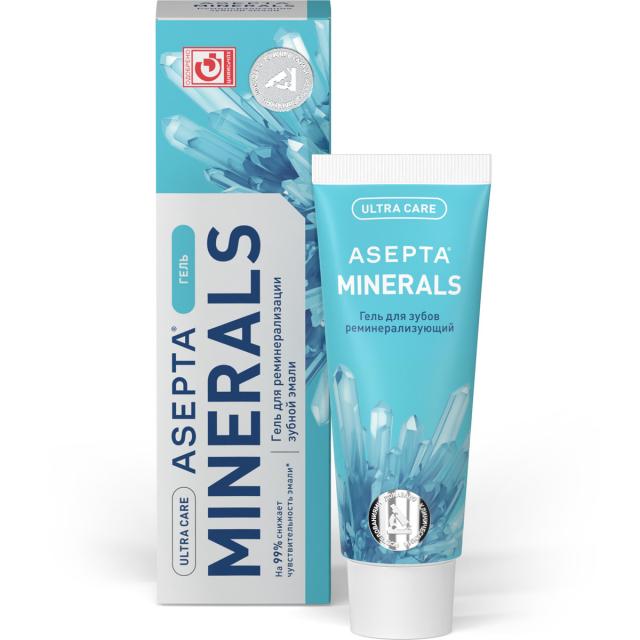 Изображение товара Асепта гель для зубов реминерализирующий 40г