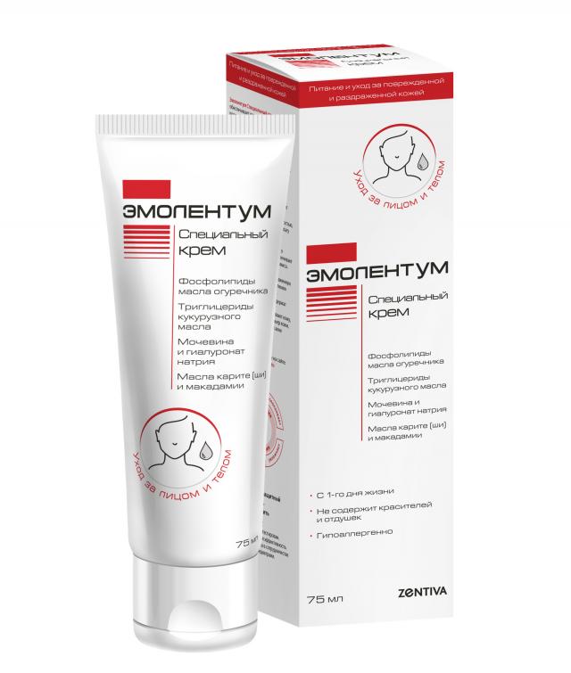 Изображение товара Эмолентум крем для тела специальный 75мл для сухой и поврежденной кожи