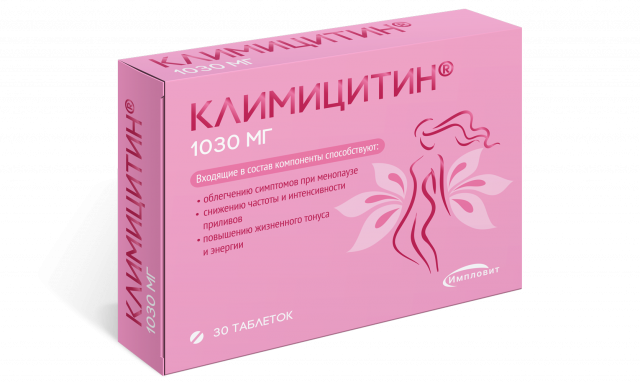 Изображение товара Климицитин таблетки покрытые оболочкой 1030мг №30 Импловит