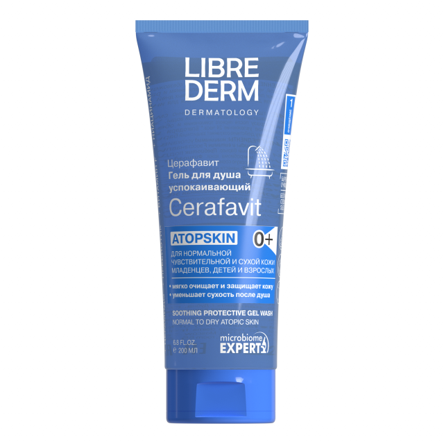 Изображение товара Либридерм Церафавит гель для душа успокаивающий 200мл